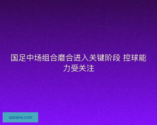 国足中场组合磨合进入关键阶段 控球能力受关注